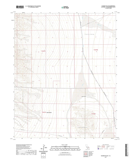 Silurian Valley California US Topo Map Image