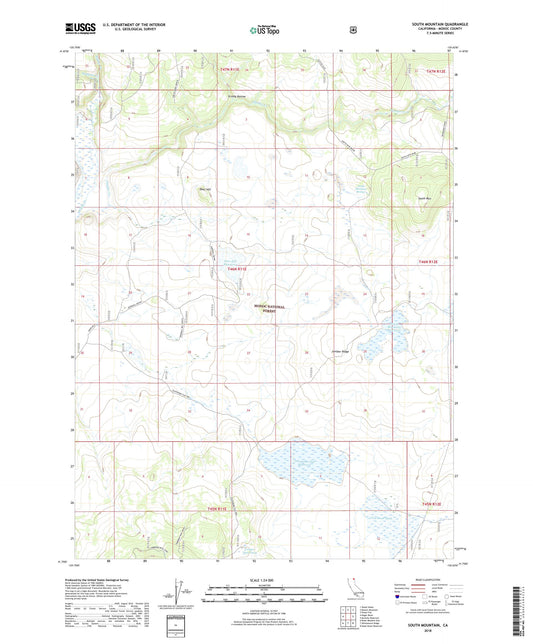 South Mountain California US Topo Map Image