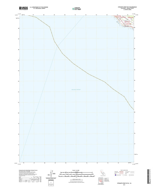 Stewarts Point OE W California US Topo Map Image
