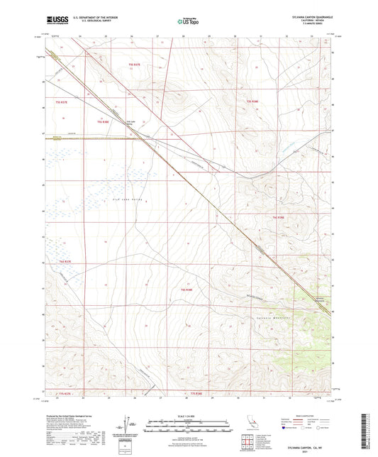 Sylvania Canyon California US Topo Map Image