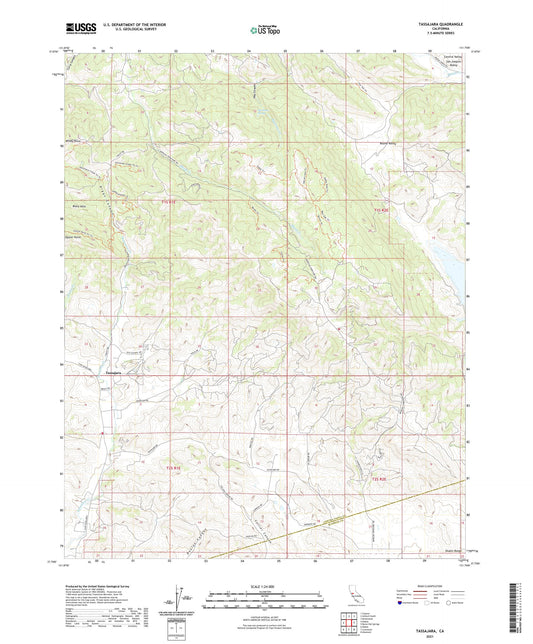 Tassajara California US Topo Map Image