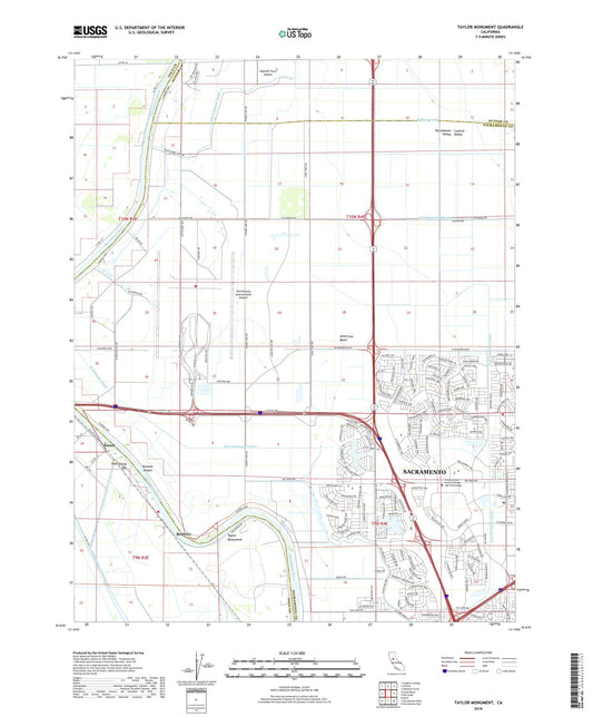 Taylor Monument California US Topo Map Image