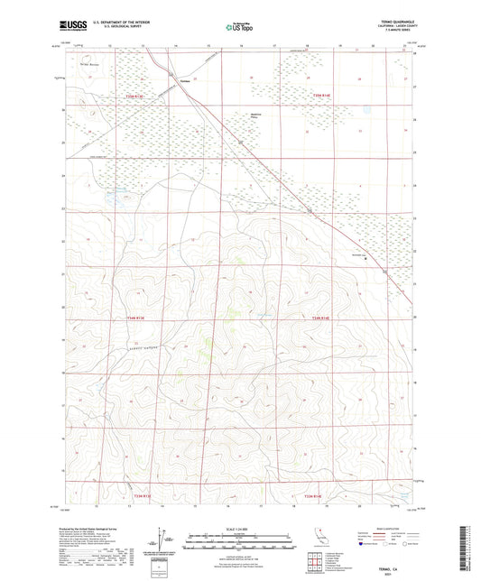 Termo California US Topo Map Image