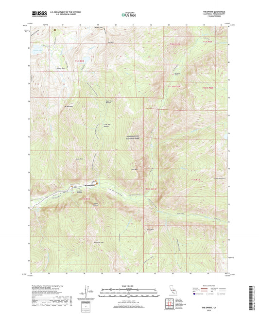 The Sphinx California US Topo Map Image