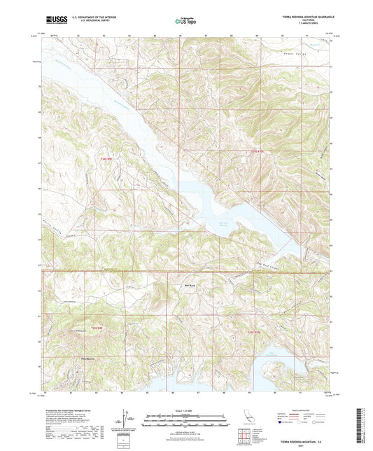 Tierra Redonda Mountain California US Topo Map Image