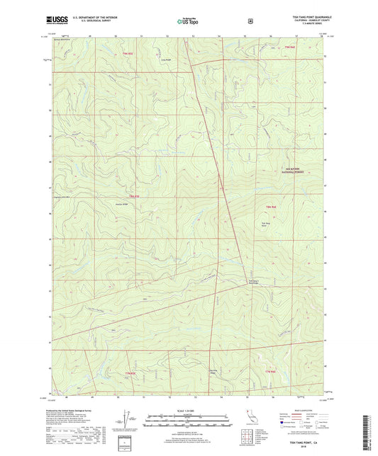 Tish Tang Point California US Topo Map Image