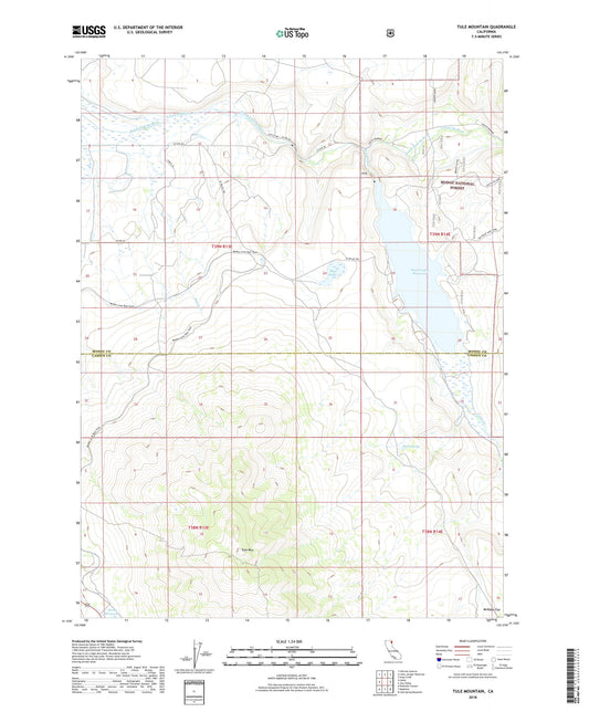 Tule Mountain California US Topo Map Image