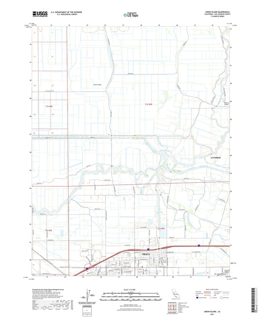 Union Island California US Topo Map Image
