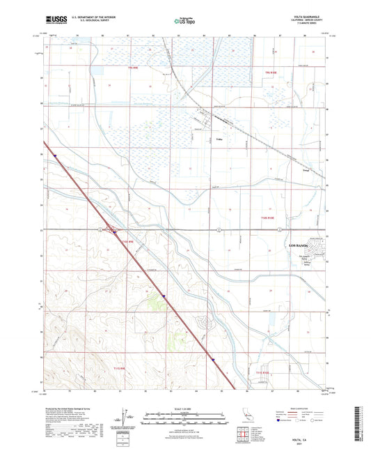 Volta California US Topo Map Image