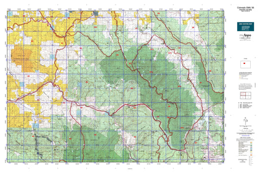 Colorado GMU 36 Map Image