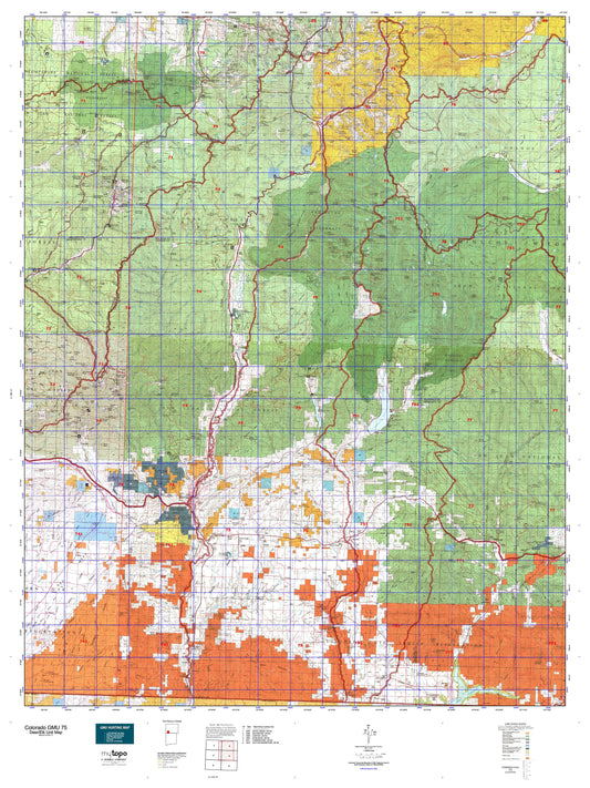 Colorado GMU 75 Map Image