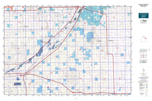 Colorado GMU 97 Map Image