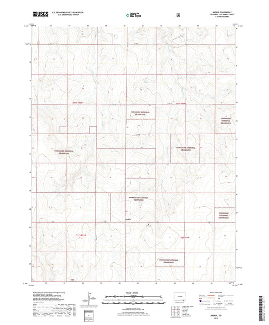 Andrix Colorado US Topo Map Image