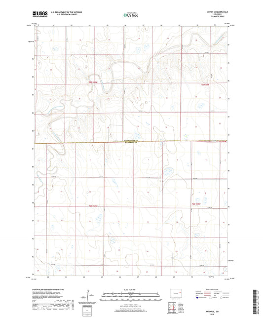 Anton SE Colorado US Topo Map Image