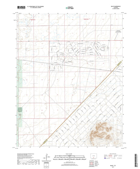 Baldy Colorado US Topo Map Image