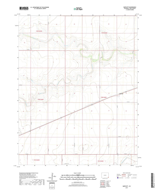 Bartlett Colorado US Topo Map Image