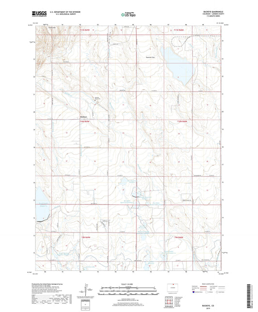Buckeye Colorado US Topo Map Image