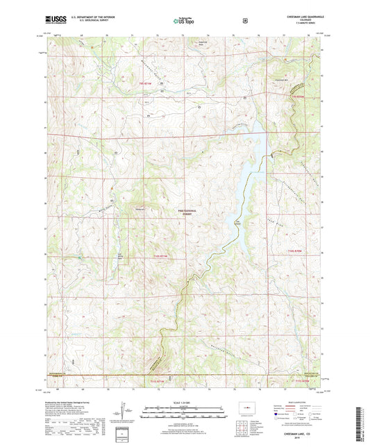 Cheesman Lake Colorado US Topo Map Image
