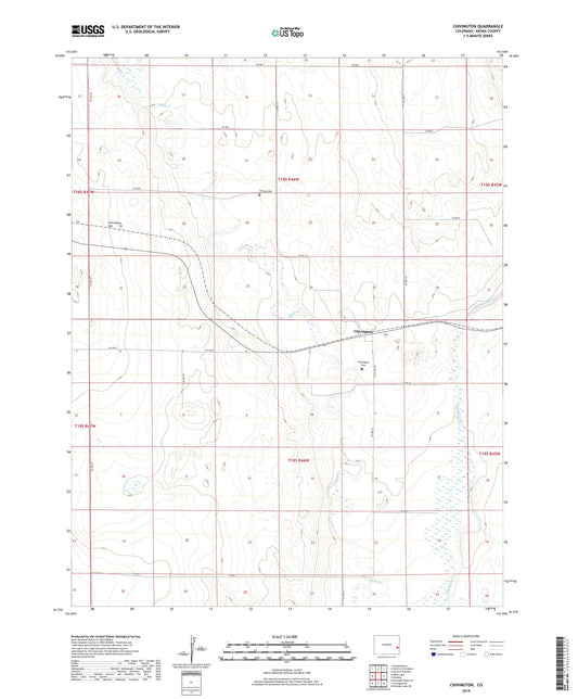 Chivington Colorado US Topo Map Image