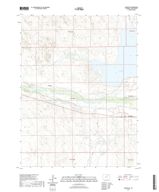 Dearfield Colorado US Topo Map Image