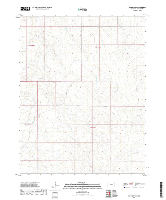Dripping Spring Colorado US Topo Map Image