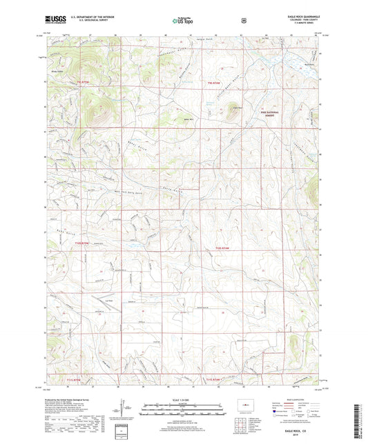 Eagle Rock Colorado US Topo Map Image