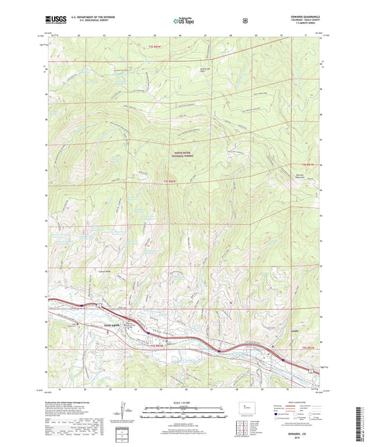 Edwards Colorado US Topo Map Image