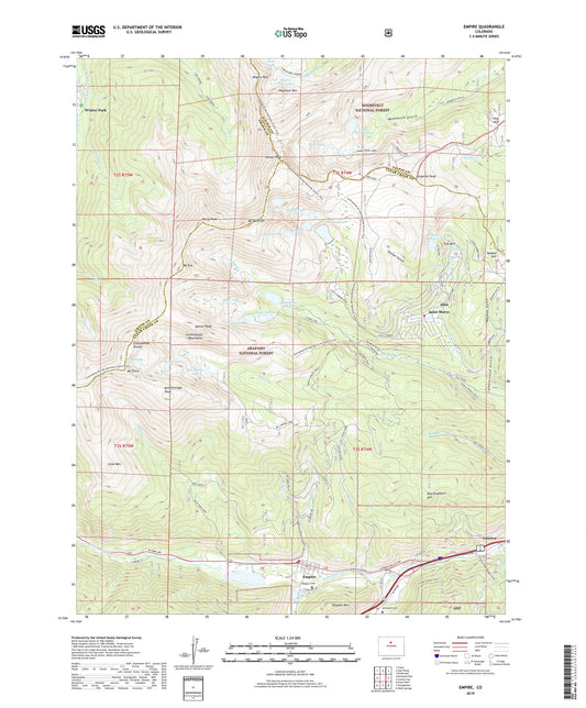 Empire Colorado US Topo Map Image