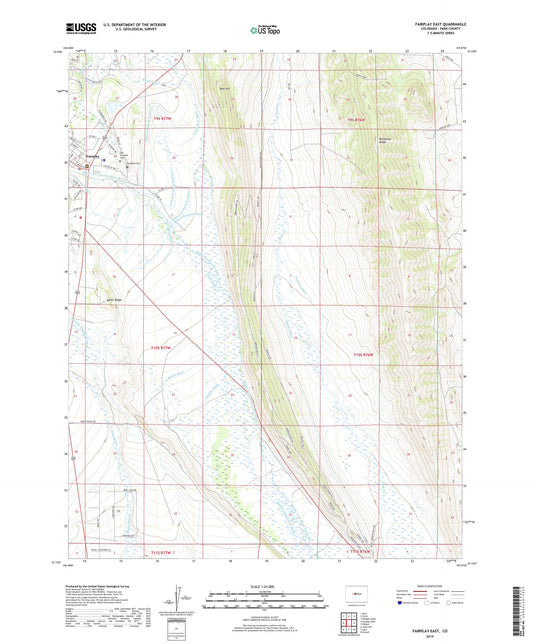 Fairplay East Colorado US Topo Map Image