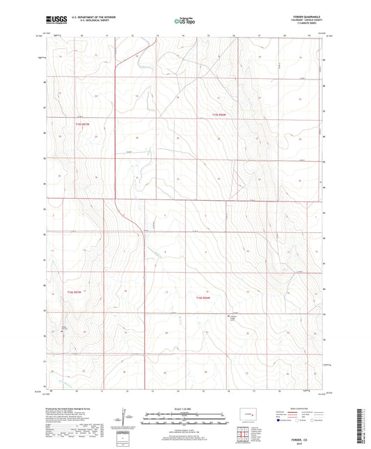 Forder Colorado US Topo Map Image