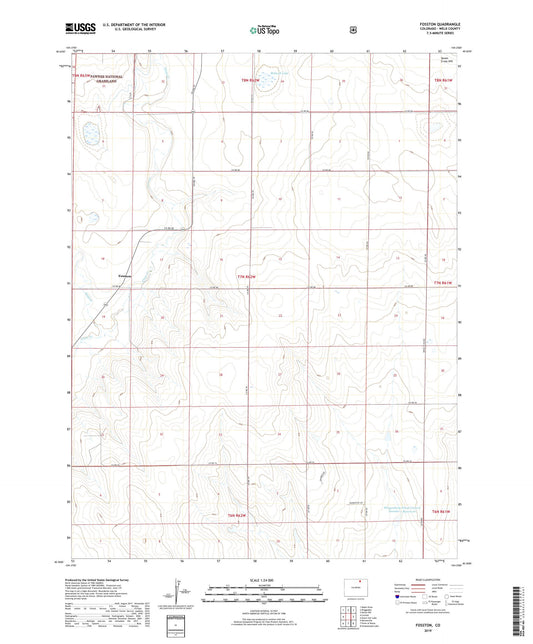 Fosston Colorado US Topo Map Image