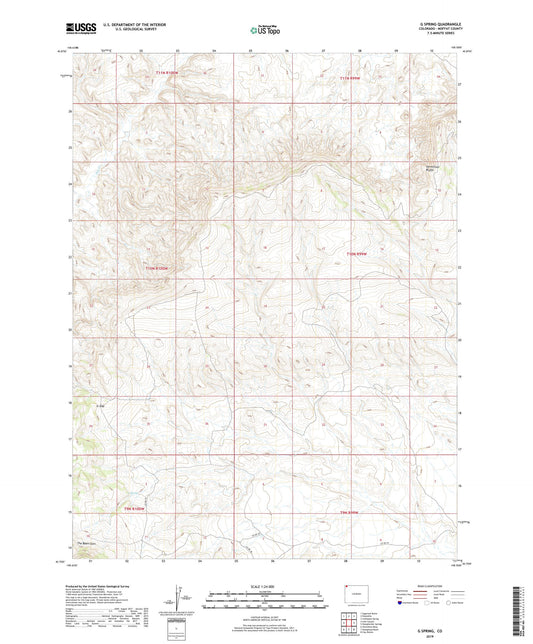 G Spring Colorado US Topo Map Image