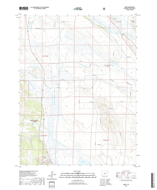 Garo Colorado US Topo Map Image