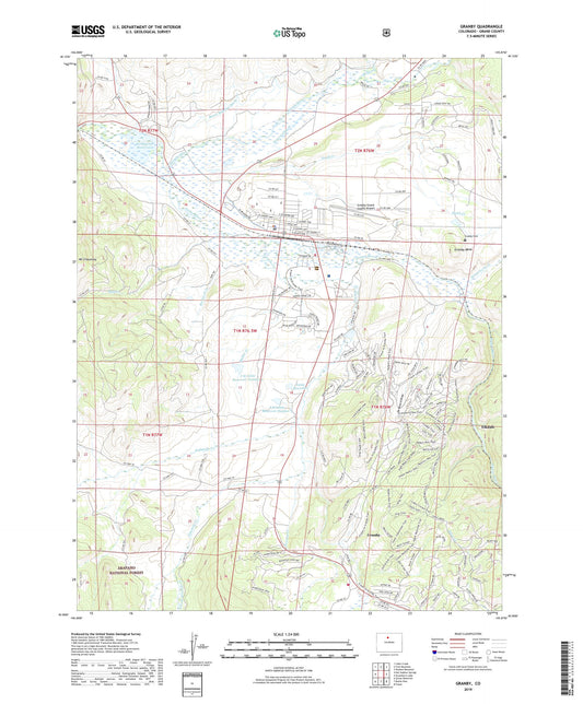Granby Colorado US Topo Map Image