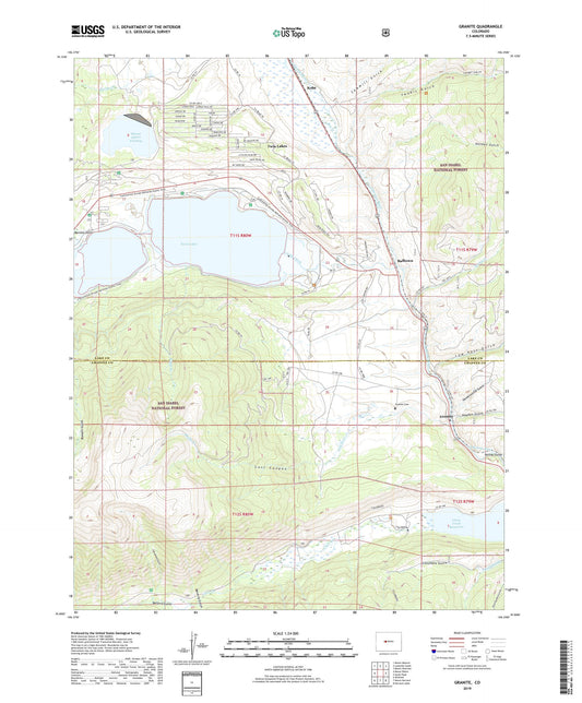 Granite Colorado US Topo Map Image