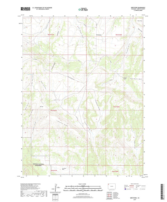 Greystone Colorado US Topo Map Image