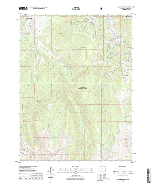 Grouse Mountain Colorado US Topo Map Image