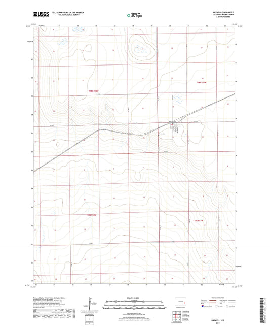Haswell Colorado US Topo Map Image