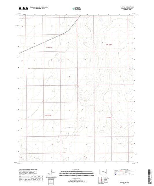 Haswell NE Colorado US Topo Map Image
