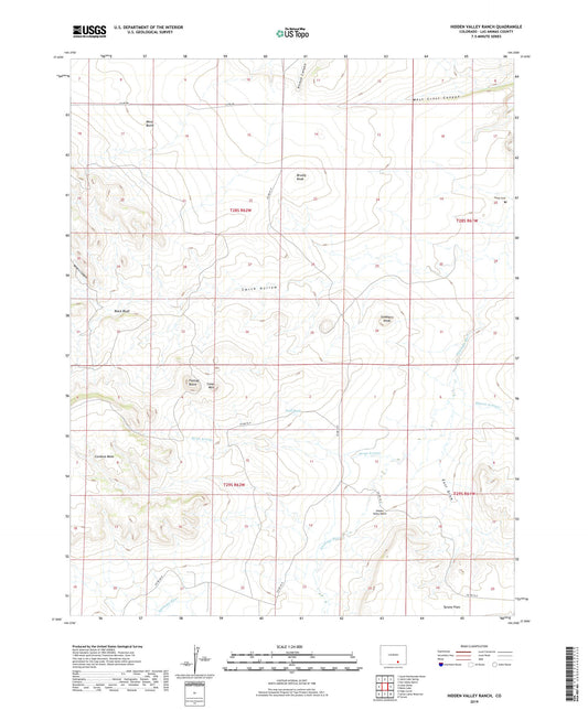 Hidden Valley Ranch Colorado US Topo Map Image