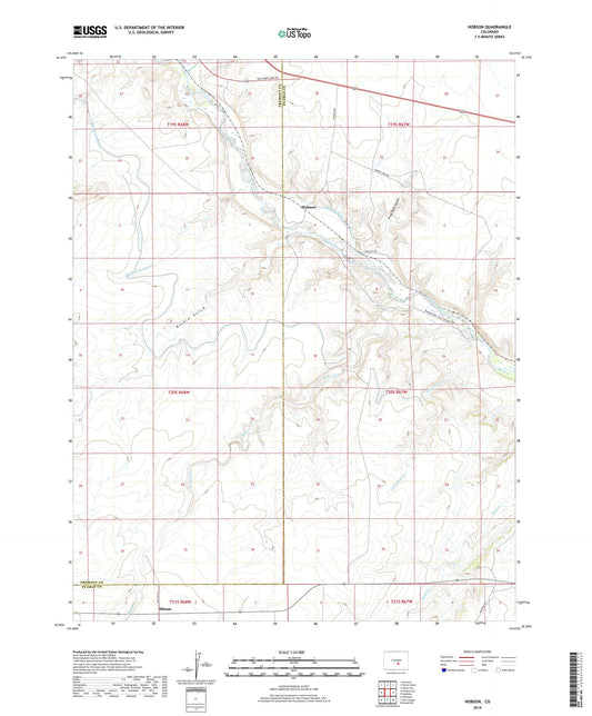 Hobson Colorado US Topo Map Image