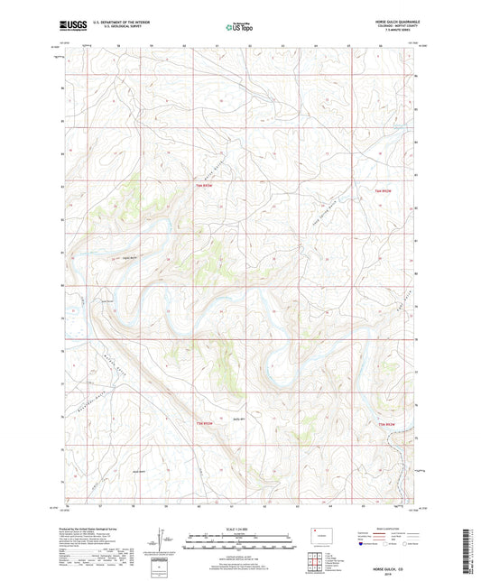 Horse Gulch Colorado US Topo Map Image