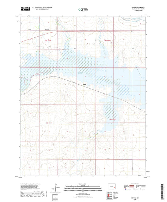 Kreybill Colorado US Topo Map Image