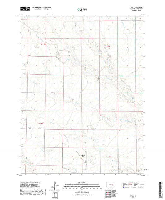Kutch Colorado US Topo Map Image