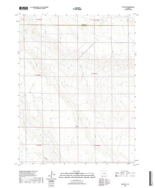 Kutch SE Colorado US Topo Map Image