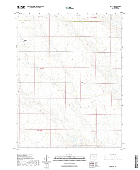 Kutch SW Colorado US Topo Map Image