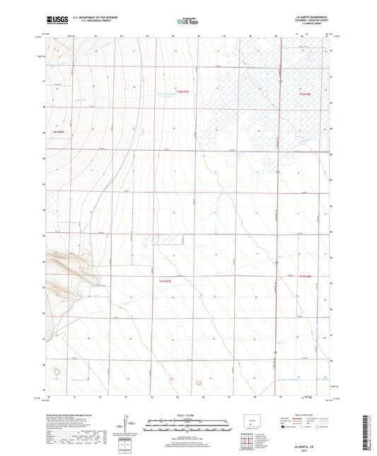 La Garita Colorado US Topo Map Image