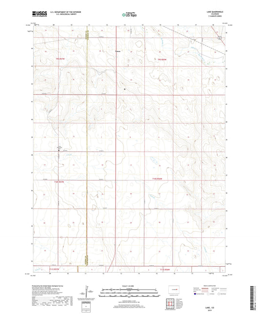 Lake Colorado US Topo Map Image