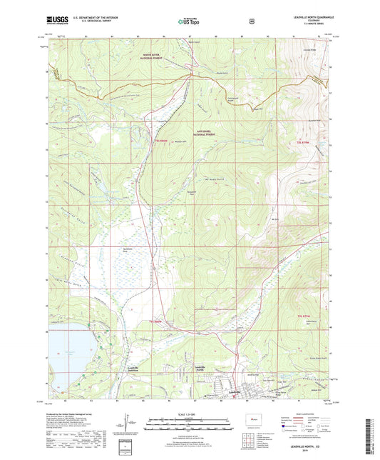 Leadville North Colorado US Topo Map Image