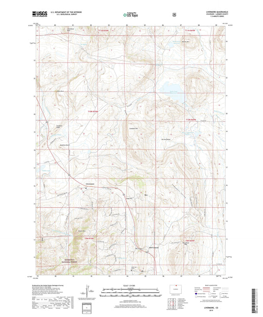 Livermore Colorado US Topo Map Image
